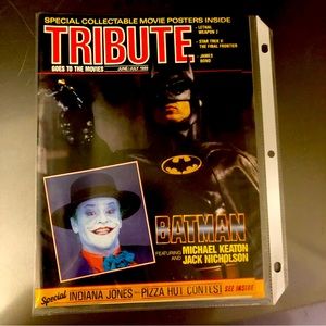 Tribute Magazine June/July 1989 Featuring Michael Keaton’s Batman & the Joker